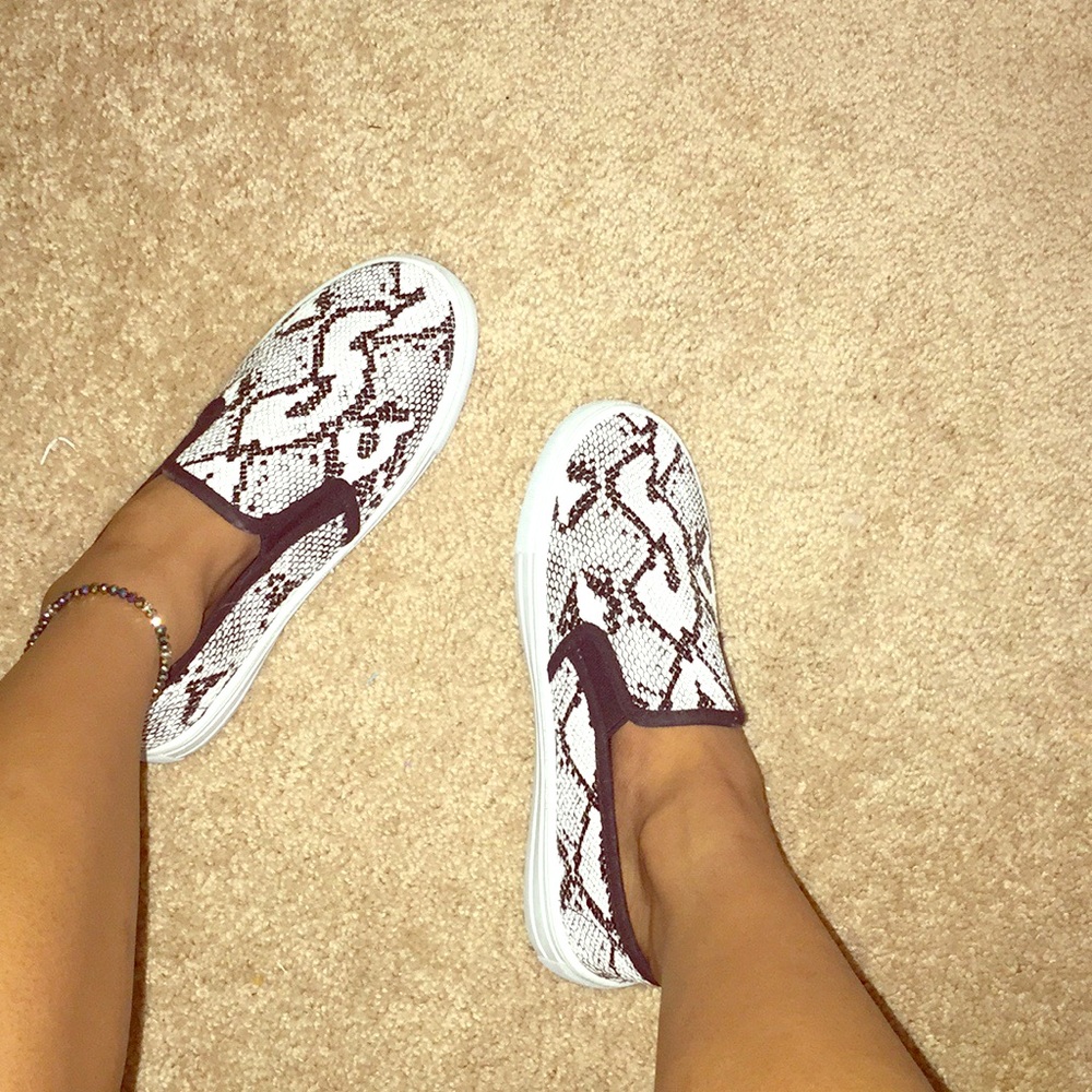 Snakeskin sneakers